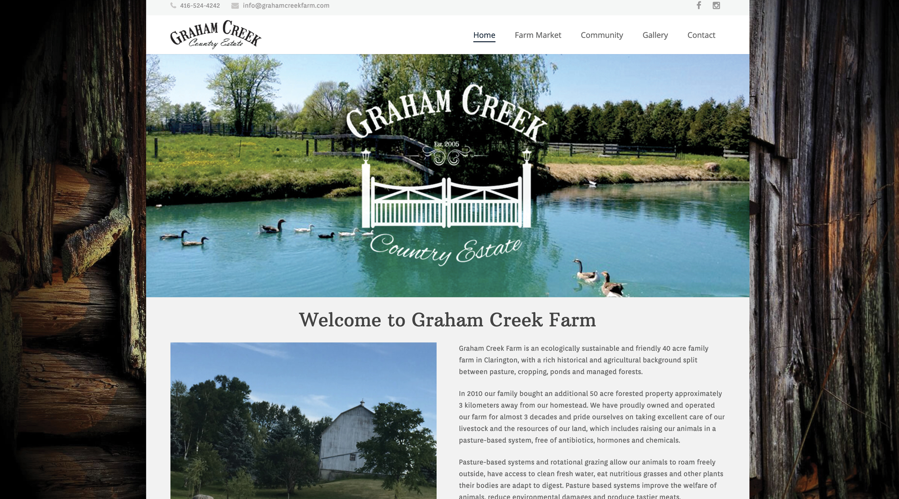 GRAHAM CREEK FARM before