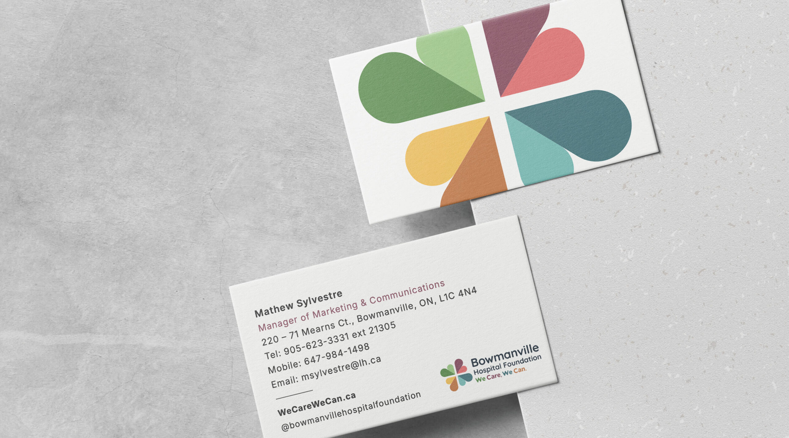 Bowmanville Hospital Foundation logo redesign